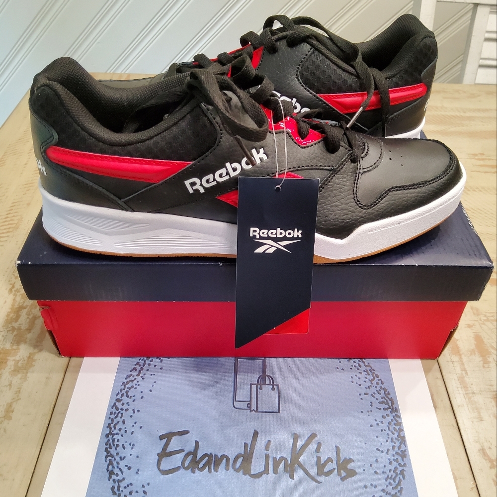 Reebok Royal BB4500, BLACK / WHITE / RED, US MEN’S SIZE 9.5